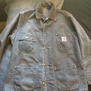 COPY - CARHARTT mens medium sized dark denim jacket